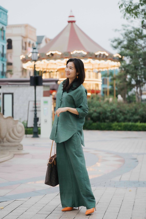 Olive Whisper Set | Bộ đồ lụa tơ tằm “Thì Thầm Oliu” 