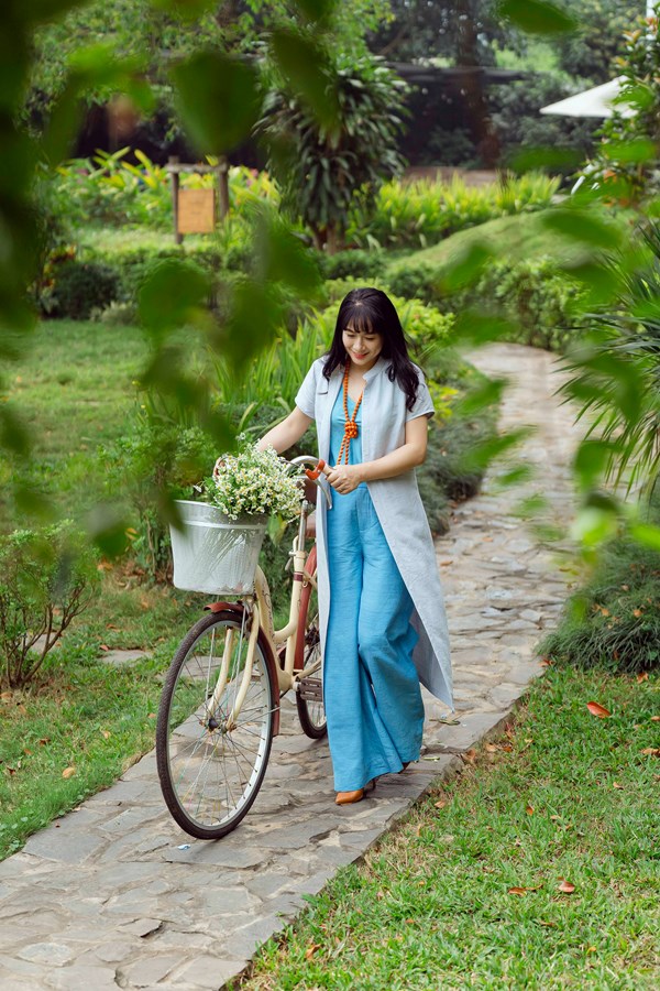 Misty Jade Silk Dress