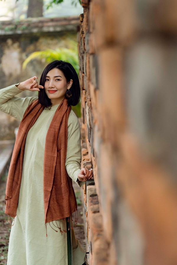 Áo Dài of Natural Power | Áo dài ngũ thân 