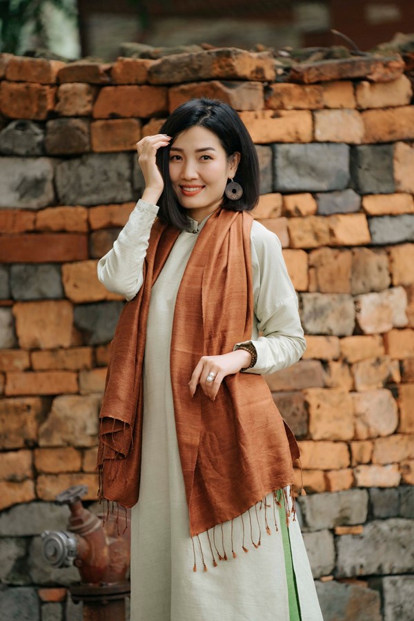 Áo Dài of Natural Power | Áo dài ngũ thân 