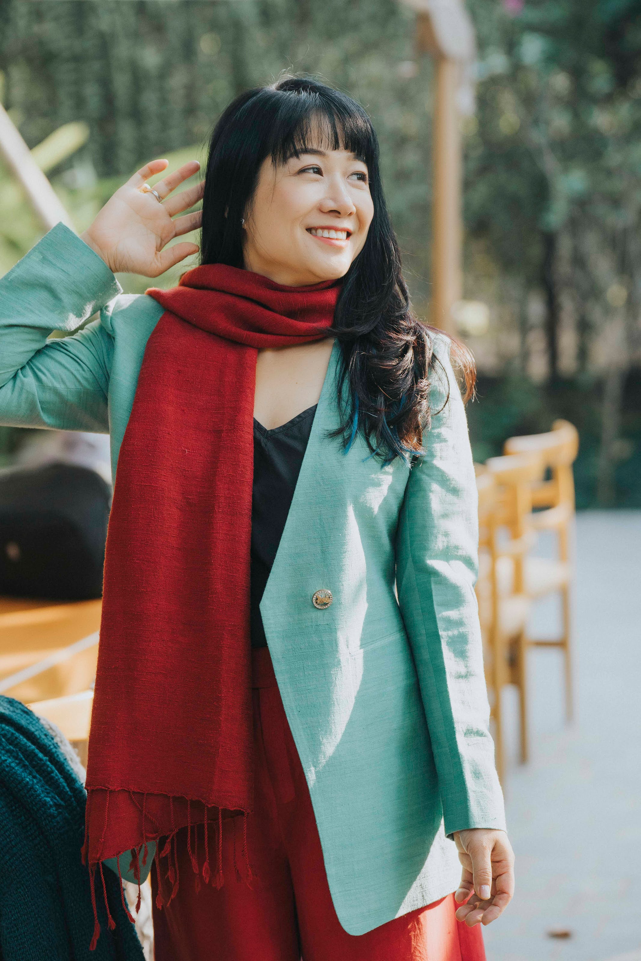 Luxury Silk Jacket for elegant woment