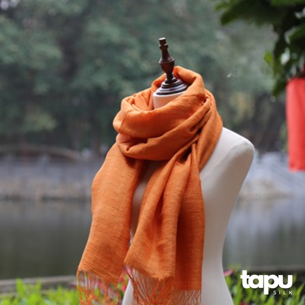 Khăn choàng đũi tằm thủ công O6180